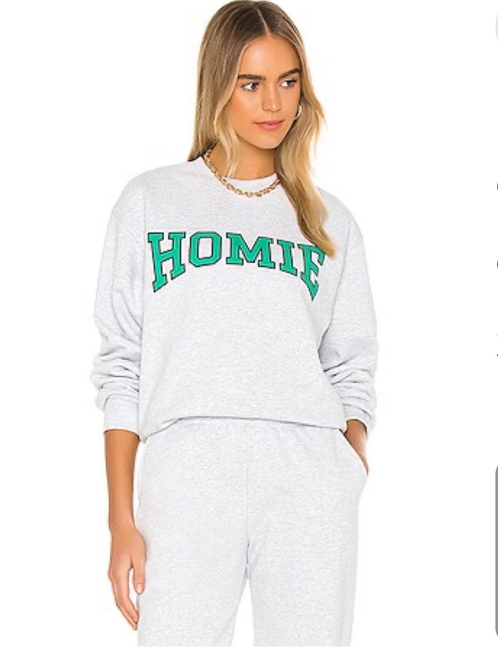 GRLFRND Homie Sweatshirt XS 🩶 Brand new with tags, super cute athleisure style!